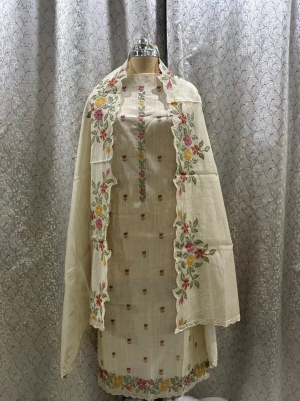 CHIKU CUT WORK DUPATTA SUIT