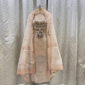 PEACH-BEIGE KOTA SUIT